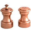 Copper Plated Brass Pepper Mill And Salt Shaker #1