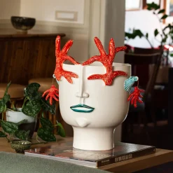 Corallina The Girl Who Defends The Sea Head Vase