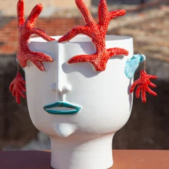 Corallina The Girl Who Defends The Sea Head Vase