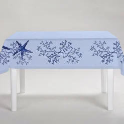 Corallo Blu Rectangular Azure Tablecoth