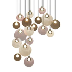 Corallo Project S18 Medium Round Glass Chandelier