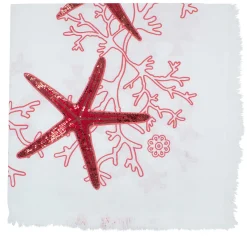 Corallo Rosa White Tablecloth