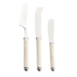 Corallo White Set of 3 Cheese Knives