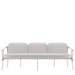 Corda 3-Seater Champagne Outdoor Sofa by Zanellato&Bortotto