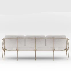 Corda 3-Seater Champagne Outdoor Sofa by Zanellato&Bortotto
