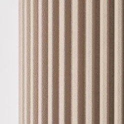 Corkcrete Beige Aluminum Dining Table