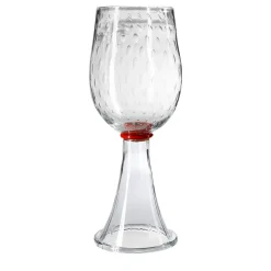 Correr Clear and Orange Vase