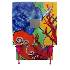 Costantino Bar Cabinet Flower by Carlo Rampazzi