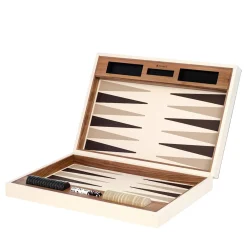 Cream Backgammon Board Game