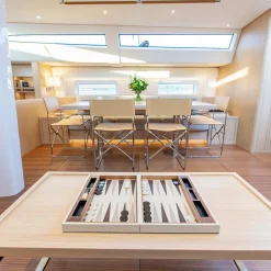 Cream Backgammon Board Game