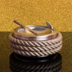 Cream Concave Ashtray