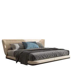 Cream King Size Bed