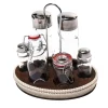 Cream 6-Piece Cruet Set