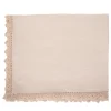Cream Tablecloth with Sicilian Lace