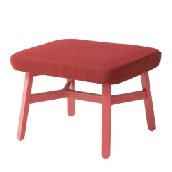 Croissant 564 Red Ottoman by Emilio Nanni