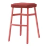 Croissant 578 Red Stool by Emilio Nanni