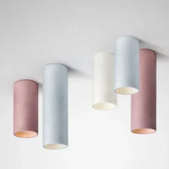 Cromia Large Burgundy Ceiling Lamp