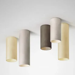 Cromia Large Dove Gray Ceiling Lamp