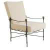 Crossweave Cushioned Reclining Armchair