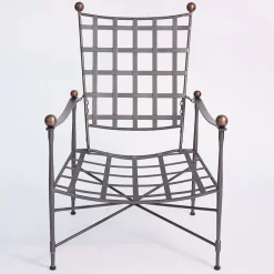 Crossweave Cushioned Reclining Armchair