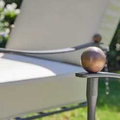 Crossweave Cushioned Reclining Armchair