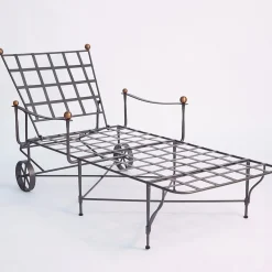 Crossweave Cushioned Reclining Sunbed