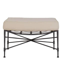 Crossweave Low Cushioned Pouf