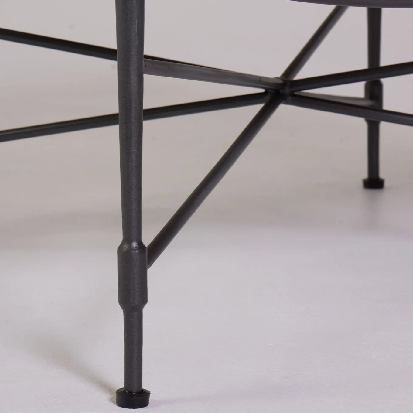 Crossweave Low Cushioned Pouf