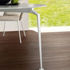 Cruise Alu White Dining Table by Ludovica & Roberto Palomba