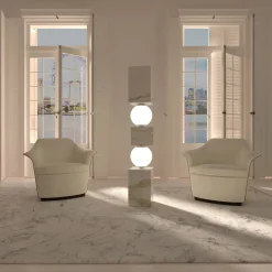 CS Totem Calacatta Sculpture