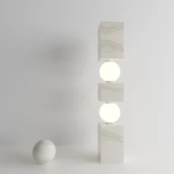 CS Totem Calacatta Sculpture