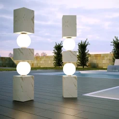 CS Totem Calacatta Sculpture