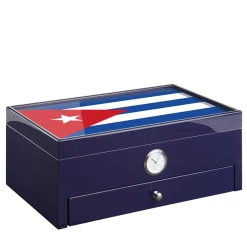 Cuba-inspired Blue Humidor (Special Club Edition)