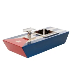 Cuban Flag Single Ashtray