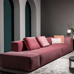 Cube Pink Sofa by Gianluigi Landoni