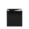 Cubo Large Black Ashtray by Bruno Munari