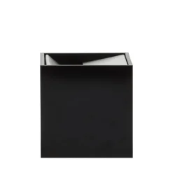 Cubo Large Black Ashtray by Bruno Munari