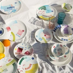 Cuboro Set Of 2 Dinner & Soup Plates