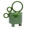 Cup Erba Green Ceramic Candle