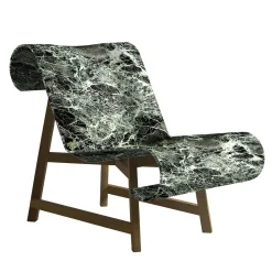 Curl Armchair in Marble Verde Alpi