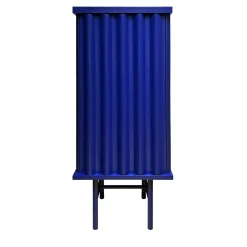 Curl Electric Blue MDF Cabinet