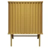 Curl Golden Yellow 2-Door MDF Cabinet