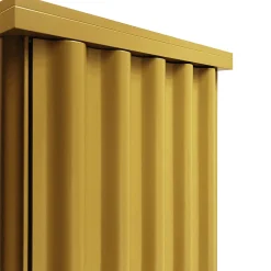 Curl Golden Yellow 2-Door MDF Cabinet