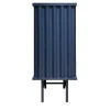 Curl Petrol Blue MDF Cabinet