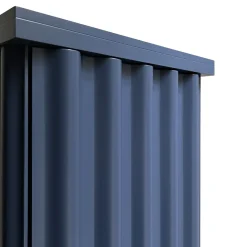 Curl Petrol Blue MDF Cabinet