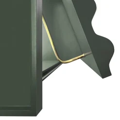 Curl Rosemary Green MDF Cabinet