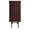 Curl Wine Red MDF Cabinet