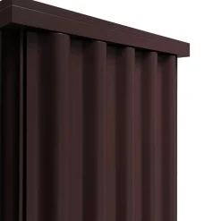 Curl Wine Red MDF Cabinet