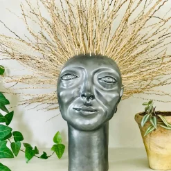 Curly Head Sculpture