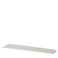 Curvato Medium White Carrara Tray by Studioformart